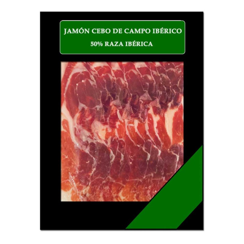 Sobre Jamón Cebo de Campo 50% Ibérico Punta